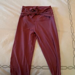 lulu align pants with ties